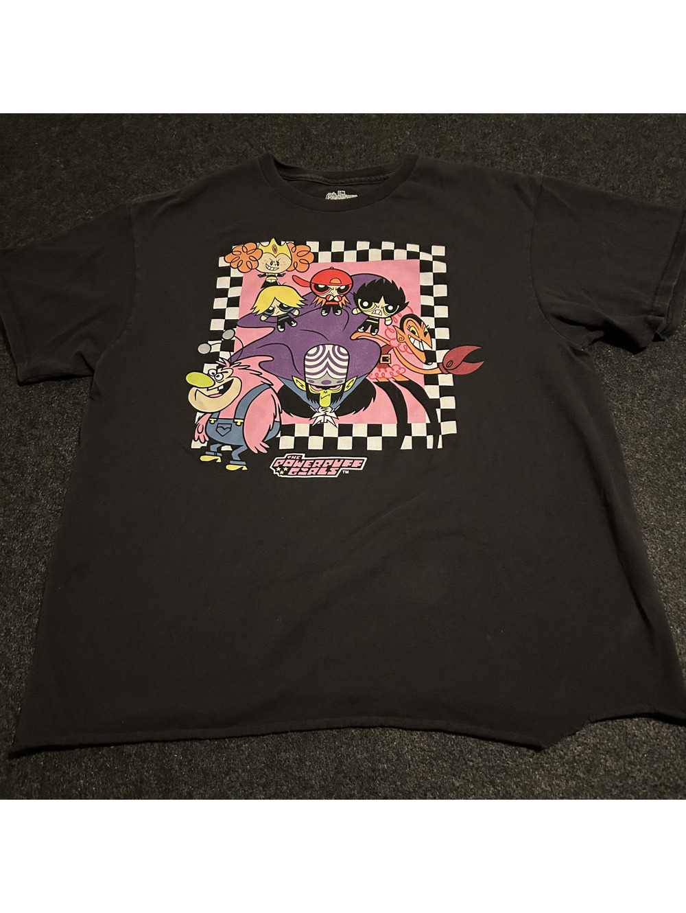 The Powerpuff Girls Villains & Rowdyruff Boys Graphic T-Shirt Black Size Large